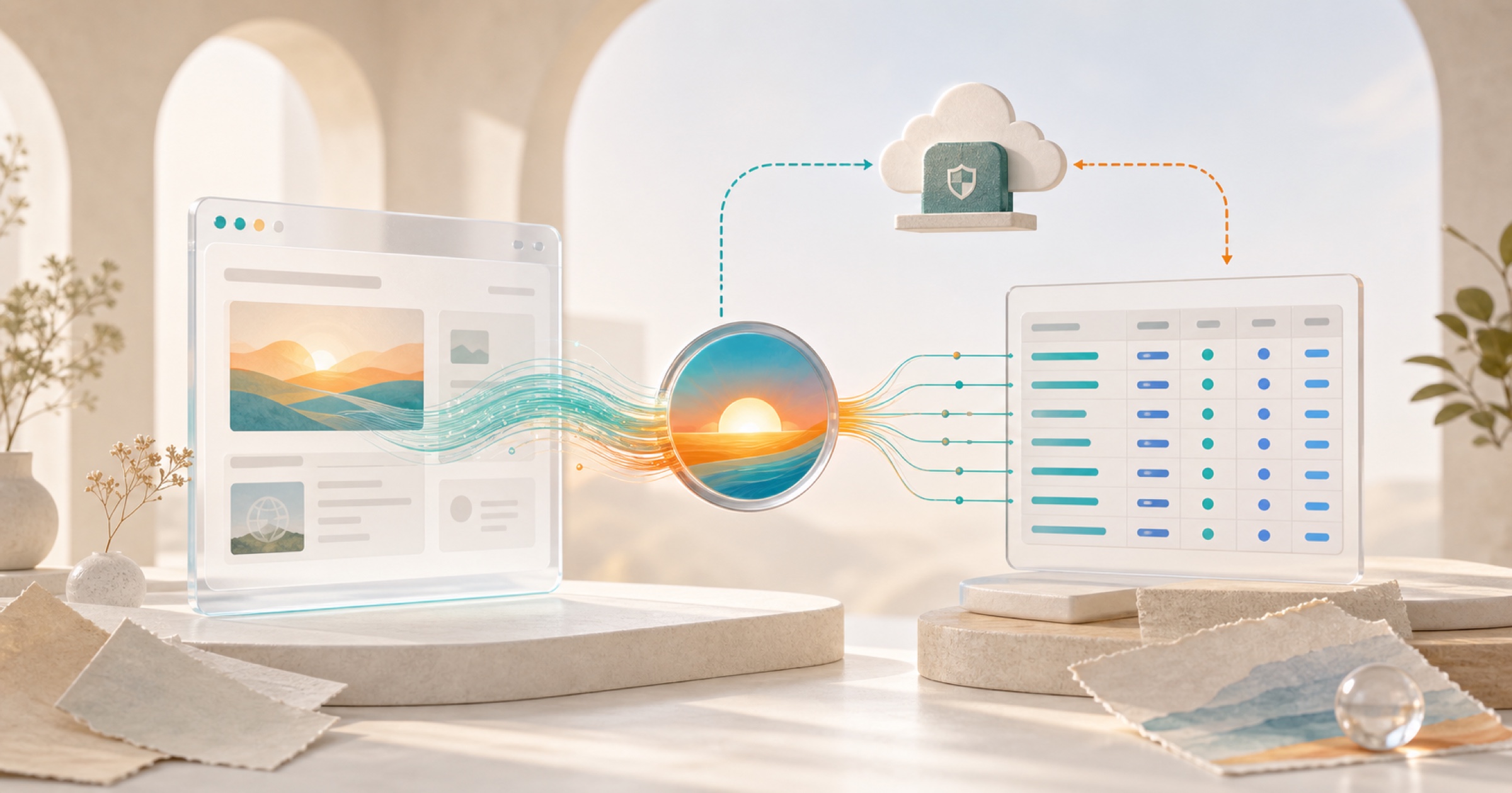 A public web page flowing through Dawn into structured data with an optional proxy route